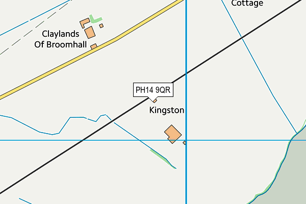 PH14 9QR map - OS VectorMap District (Ordnance Survey)