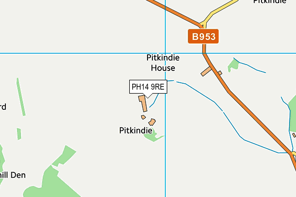 PH14 9RE map - OS VectorMap District (Ordnance Survey)