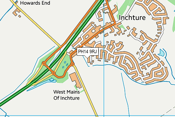 PH14 9RJ map - OS VectorMap District (Ordnance Survey)