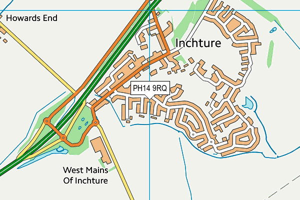 PH14 9RQ map - OS VectorMap District (Ordnance Survey)