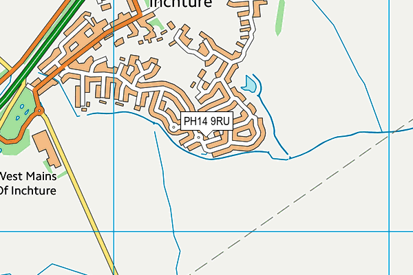 PH14 9RU map - OS VectorMap District (Ordnance Survey)