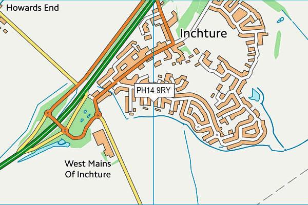 PH14 9RY map - OS VectorMap District (Ordnance Survey)