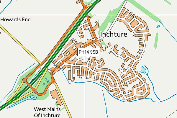 PH14 9SB map - OS VectorMap District (Ordnance Survey)