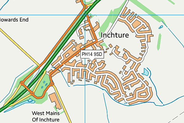 PH14 9SD map - OS VectorMap District (Ordnance Survey)