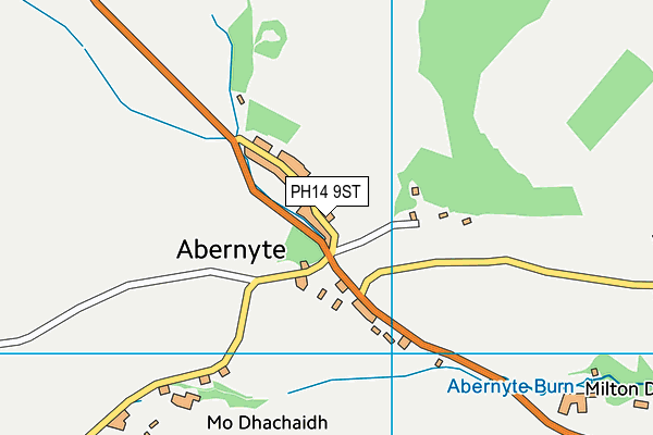 PH14 9ST map - OS VectorMap District (Ordnance Survey)