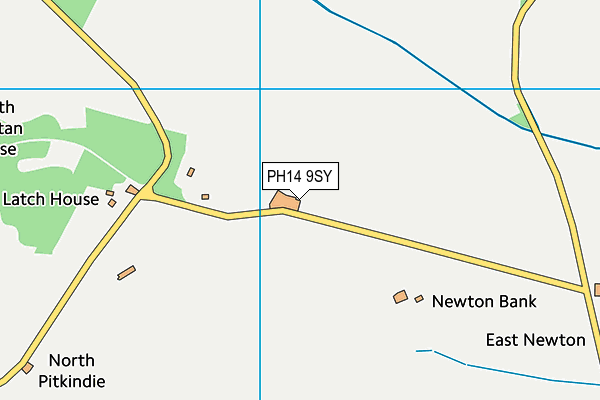 PH14 9SY map - OS VectorMap District (Ordnance Survey)