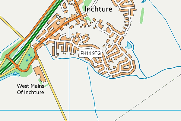 PH14 9TG map - OS VectorMap District (Ordnance Survey)