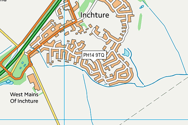 PH14 9TQ map - OS VectorMap District (Ordnance Survey)