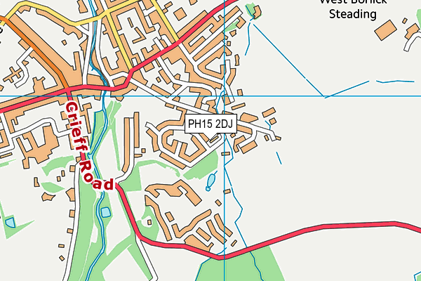 PH15 2DJ map - OS VectorMap District (Ordnance Survey)