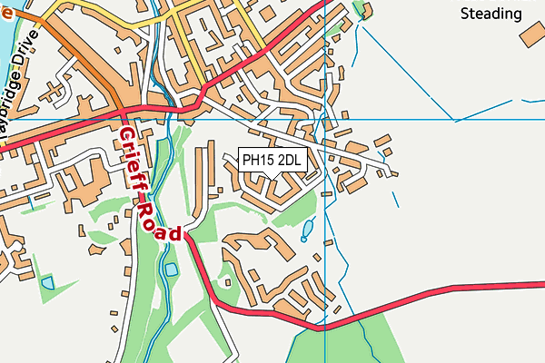 PH15 2DL map - OS VectorMap District (Ordnance Survey)