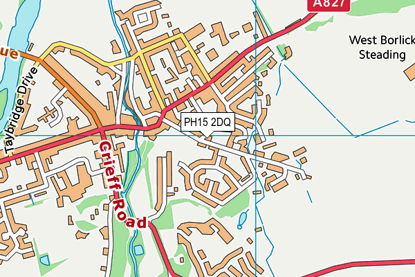PH15 2DQ map - OS VectorMap District (Ordnance Survey)