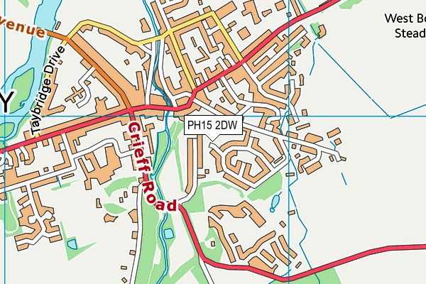 PH15 2DW map - OS VectorMap District (Ordnance Survey)