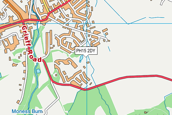 PH15 2DY map - OS VectorMap District (Ordnance Survey)