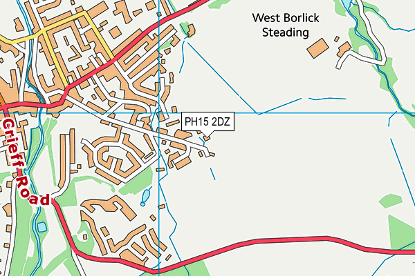 PH15 2DZ map - OS VectorMap District (Ordnance Survey)