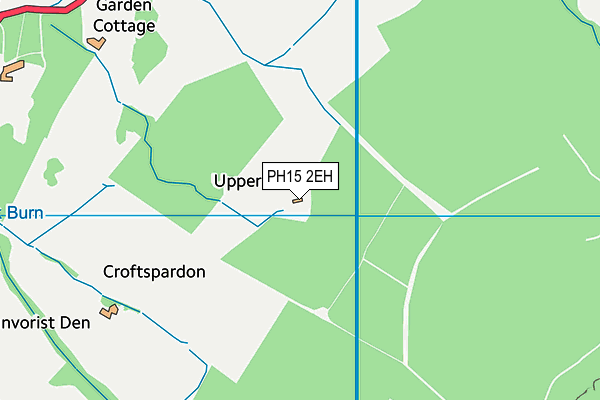 PH15 2EH map - OS VectorMap District (Ordnance Survey)