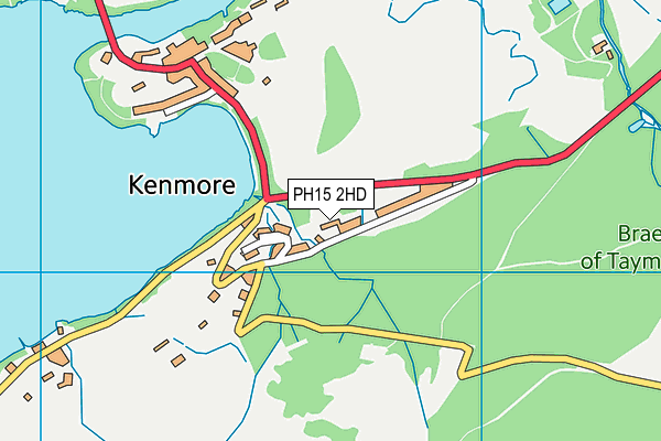 PH15 2HD map - OS VectorMap District (Ordnance Survey)