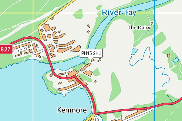 PH15 2HJ map - OS VectorMap District (Ordnance Survey)