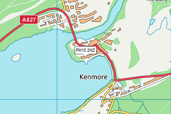 PH15 2HZ map - OS VectorMap District (Ordnance Survey)