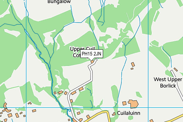 PH15 2JN map - OS VectorMap District (Ordnance Survey)