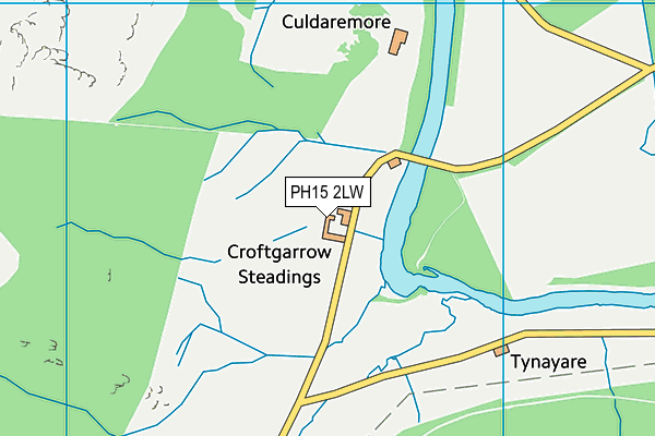 PH15 2LW map - OS VectorMap District (Ordnance Survey)