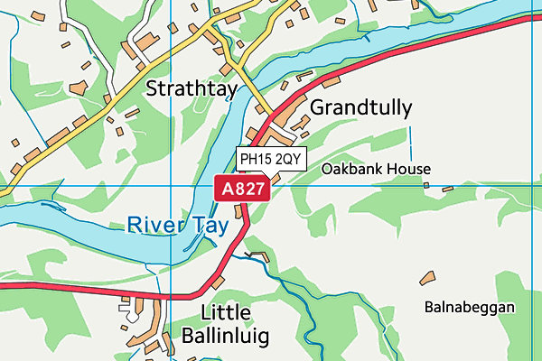 PH15 2QY map - OS VectorMap District (Ordnance Survey)