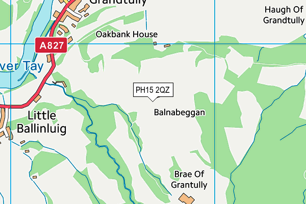 PH15 2QZ map - OS VectorMap District (Ordnance Survey)