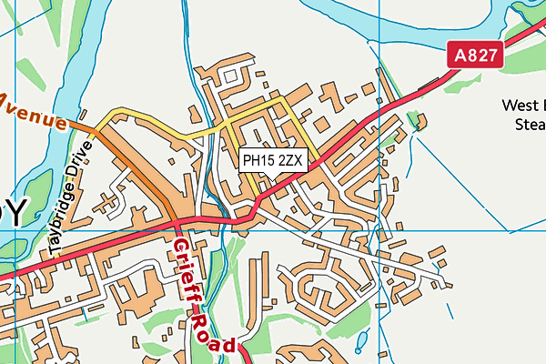 PH15 2ZX map - OS VectorMap District (Ordnance Survey)