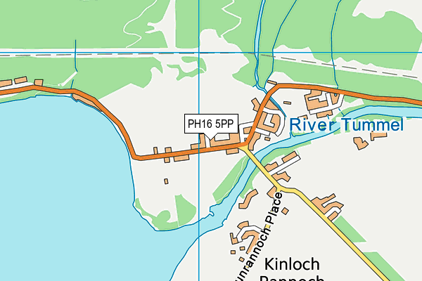 PH16 5PP map - OS VectorMap District (Ordnance Survey)