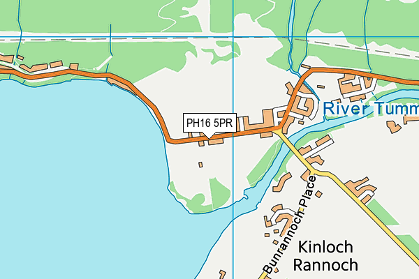 PH16 5PR map - OS VectorMap District (Ordnance Survey)