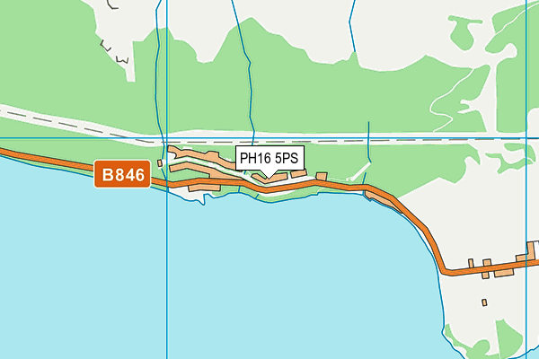 PH16 5PS map - OS VectorMap District (Ordnance Survey)