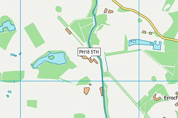 PH18 5TH map - OS VectorMap District (Ordnance Survey)