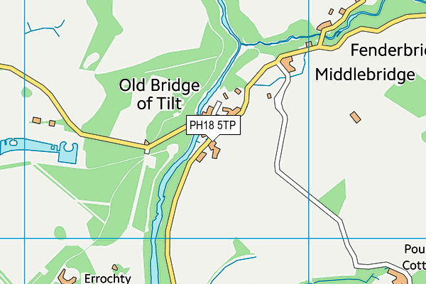 PH18 5TP map - OS VectorMap District (Ordnance Survey)