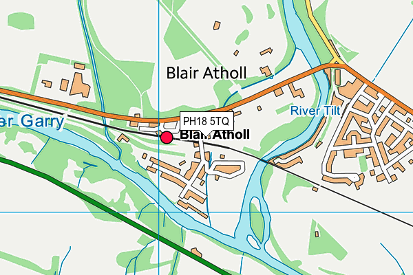 PH18 5TQ map - OS VectorMap District (Ordnance Survey)