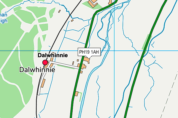 PH19 1AH map - OS VectorMap District (Ordnance Survey)