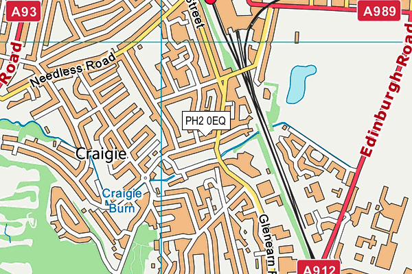 PH2 0EQ map - OS VectorMap District (Ordnance Survey)