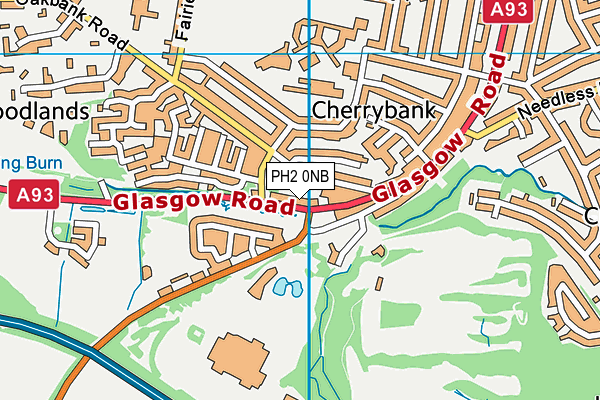 PH2 0NB map - OS VectorMap District (Ordnance Survey)