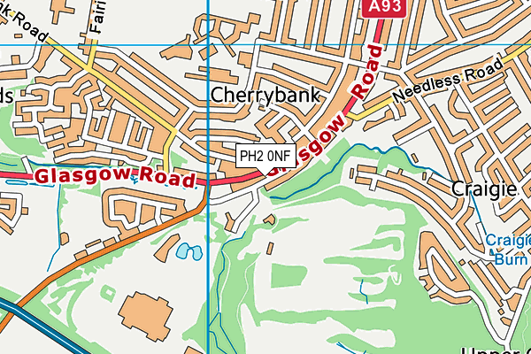 PH2 0NF map - OS VectorMap District (Ordnance Survey)