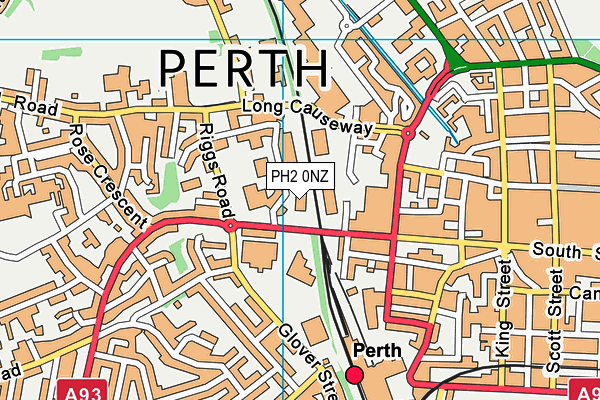 PH2 0NZ map - OS VectorMap District (Ordnance Survey)