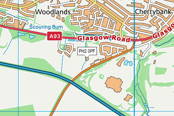 PH2 0PF map - OS VectorMap District (Ordnance Survey)