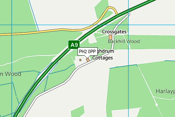 PH2 0PP map - OS VectorMap District (Ordnance Survey)