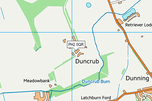 PH2 0QR map - OS VectorMap District (Ordnance Survey)