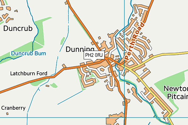 PH2 0RJ map - OS VectorMap District (Ordnance Survey)