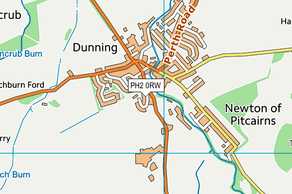 PH2 0RW map - OS VectorMap District (Ordnance Survey)
