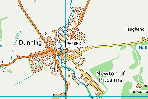 PH2 0RX map - OS VectorMap District (Ordnance Survey)