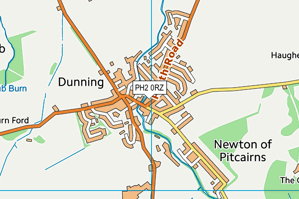 PH2 0RZ map - OS VectorMap District (Ordnance Survey)