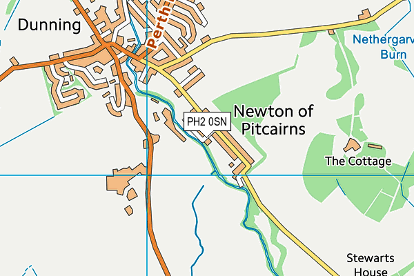 PH2 0SN map - OS VectorMap District (Ordnance Survey)