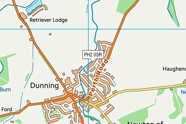 PH2 0SR map - OS VectorMap District (Ordnance Survey)