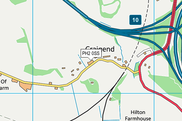 PH2 0SS map - OS VectorMap District (Ordnance Survey)