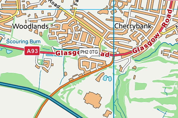 PH2 0TG map - OS VectorMap District (Ordnance Survey)