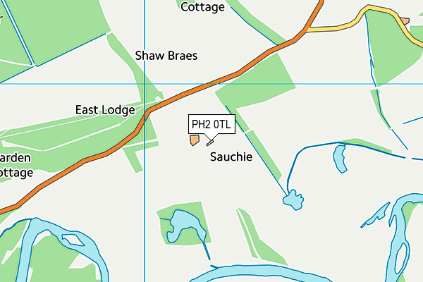 PH2 0TL map - OS VectorMap District (Ordnance Survey)